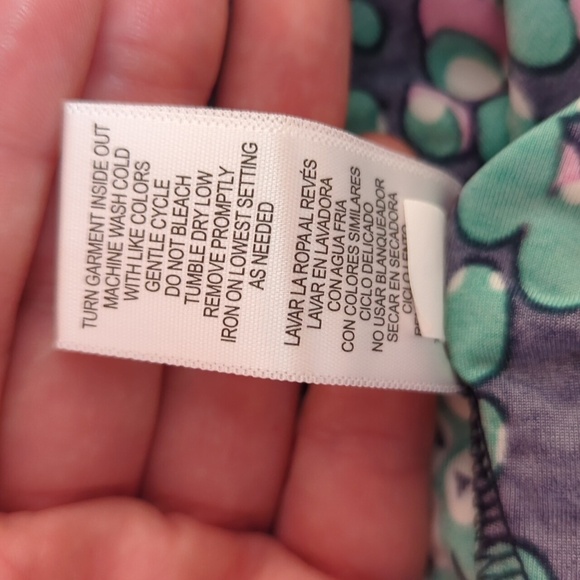 Robbie Bee Slinky Sleeveless Printed A-Line Dress Back Tie Closure Mock Neck 3X - Picture 9 of 11